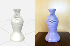3Dプリンター製の花瓶